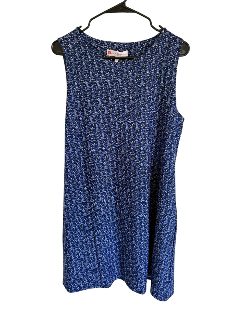 Jude Connally NEW Melody Shift Dress in Navy Mini Chinoiserie